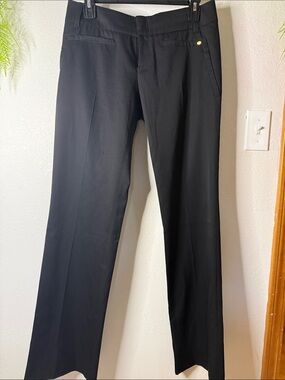 Gucci Black Women's Straight-Leg Dress Pants